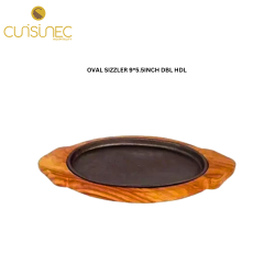 OVAL SIZZLER 9*5.5'' DOUBLE HANDLE