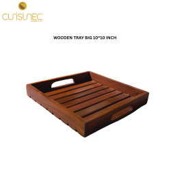 WOODEN TRAY BIG 10*10INCH