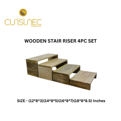 WOODEN STAIR RISER 4PC SET