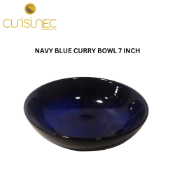 NAVY BLUE CURRY BOWL 7" INCH
