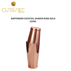 BARTENDER COCKTAIL SHAKER ROSE GOLD
