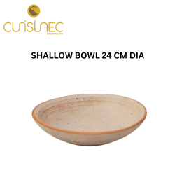 SHALLOW BOWL 24CM DIA