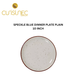 SPECKLE BLUE DINNER PLATE PLAIN 10" INCH