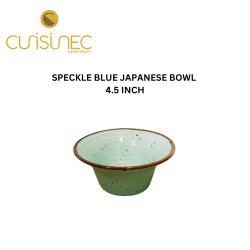 SPECKLE BLUE JAPANESE BOWL 4.5" INCH