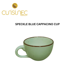 SPECKLE BLUE CAPPACINO CUP