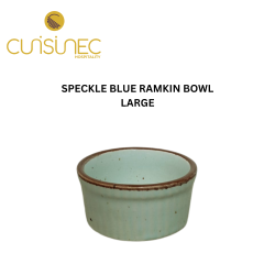 SPECKLE BLUE RAMKIN BOWL LARGE