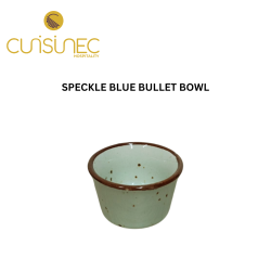 SPECKLE BLUE BULLET BOWL