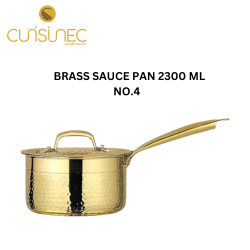 BRASS SAUCE PAN NO.4 2300 ML