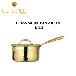 BRASS SAUCE PAN NO.3 2000 ML