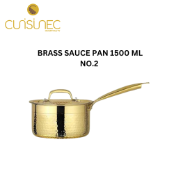 BRASS SAUCE PAN NO.2 1500 ML