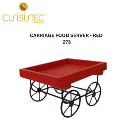 CARRIAGE FOOD SERVER - RED