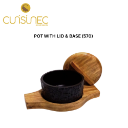 POT WITH LID & BASE