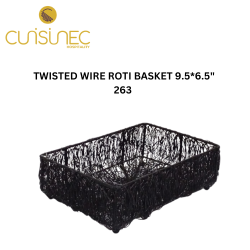 TWISTED WIRE ROTI BASKET 9.5*6.5" INCH