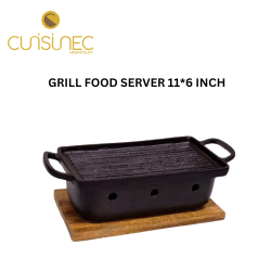 GRILL FOOD SERVER 11*6 INCH