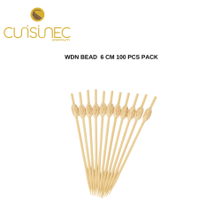 WOODEN BEAD 6 CM 100 PCS PACK