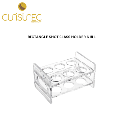 RECTANGLE SHOT GLASS HOLDER 6 IN 1