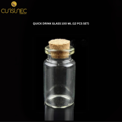 QUICK DRINK GLASS 100 ML (12 PCS SET)