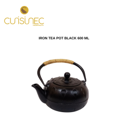 IRON TEA POT BLACK 600 ML