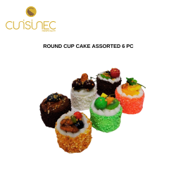 ROUND CUP CAKE ASSORTED 6 PC SET