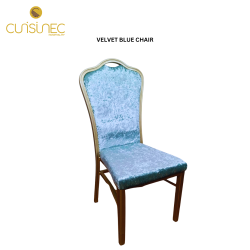 VELVET BLUE CHAIR