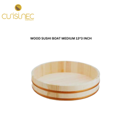 WOOD SUSHI BOAT MEDIUM