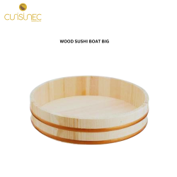 WOOD SUSHI BOAT BIG