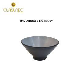 RAMEN BOWL 6 INCH BK/GY