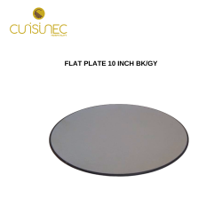 FLAT PLATE 10 INCH BK/GY