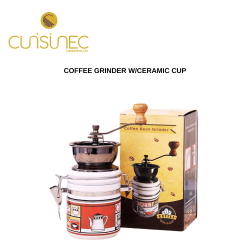 COFFEE GRINDER WITH CERAMIC CUP