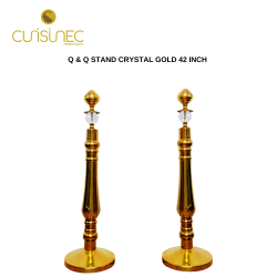 Q & Q STAND CRYSTAL GOLD