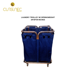 LAUNDRY TROLLEY WITH SPRINGWEIGHT