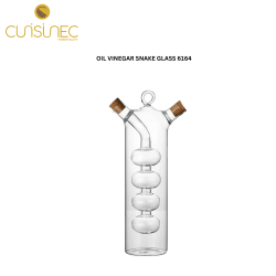 OIL VINEGAR SNAKE GLASS 6164