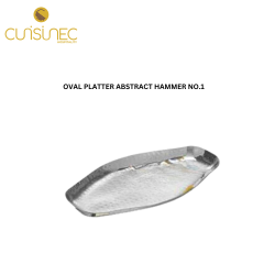OVAL PLATTER ABSTRACT HAMMER NO.1