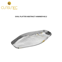 OVAL PLATTER ABSTRACT HAMMER NO.2