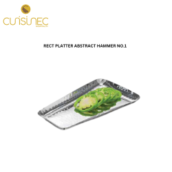 RECT PLATTER ABSTRACT HAMMER NO 1