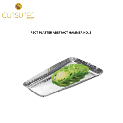 RECT PLATTER ABSTRACT HAMMER NO 2