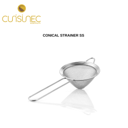 CONICAL STRAINER SS