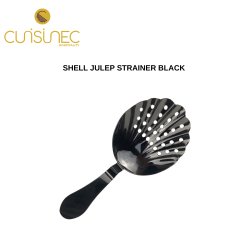 SHELL JULEP STRAINER BLACK