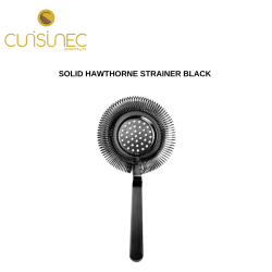 SOLID HAWTHORNE STRAINER BLACK