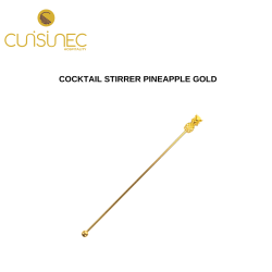 COCKTAIL STIRRER PINEAPPLE GOLD