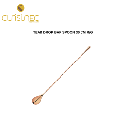 TEAR DROP BAR SPOON 30 CM ROSE GOLD
