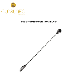 TRIDENT BAR SPOON 40 CM BLACK
