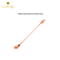 TRIDENT BAR SPOON 40CM ROSE GOLD