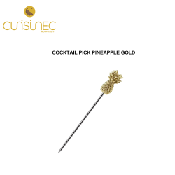 COCKTAIL PICK PINEAPPLE GOLD