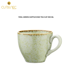 YESIL GREEN CAPPUCCINO TEA CUP 250 ML