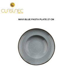 MAVI BLUE PASTA PLATE 27 CM