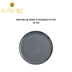 MAVI BLUE EDGE STACKBLE PLATE 24 CM
