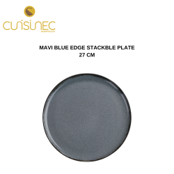 MAVI BLUE EDGE STACKBLE PLATE 27 CM