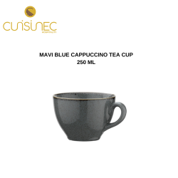 MAVI BLUE CAPPUCCINO TEA CUP 250 ML