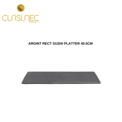 ARGINT RECT SUSHI PLATTER 40.5 CM